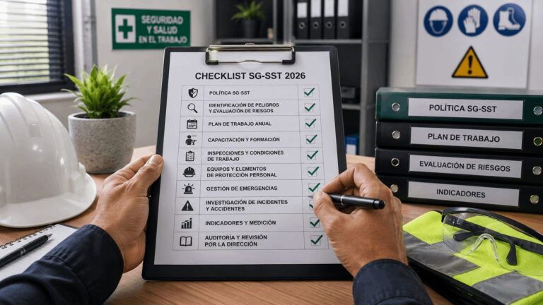 Checklist SG-SST 2026: verifique si su empresa cumple