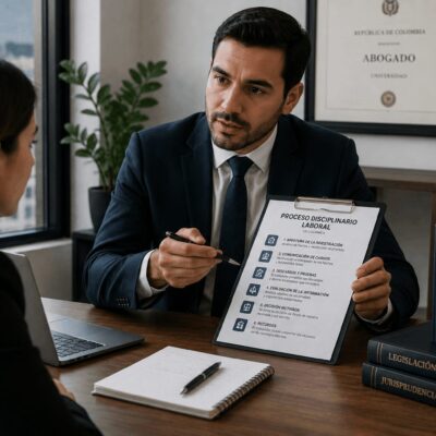 Proceso disciplinario laboral en Colombia