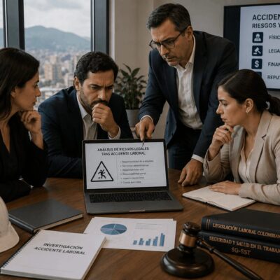 riesgos legales tras un accidente laboral